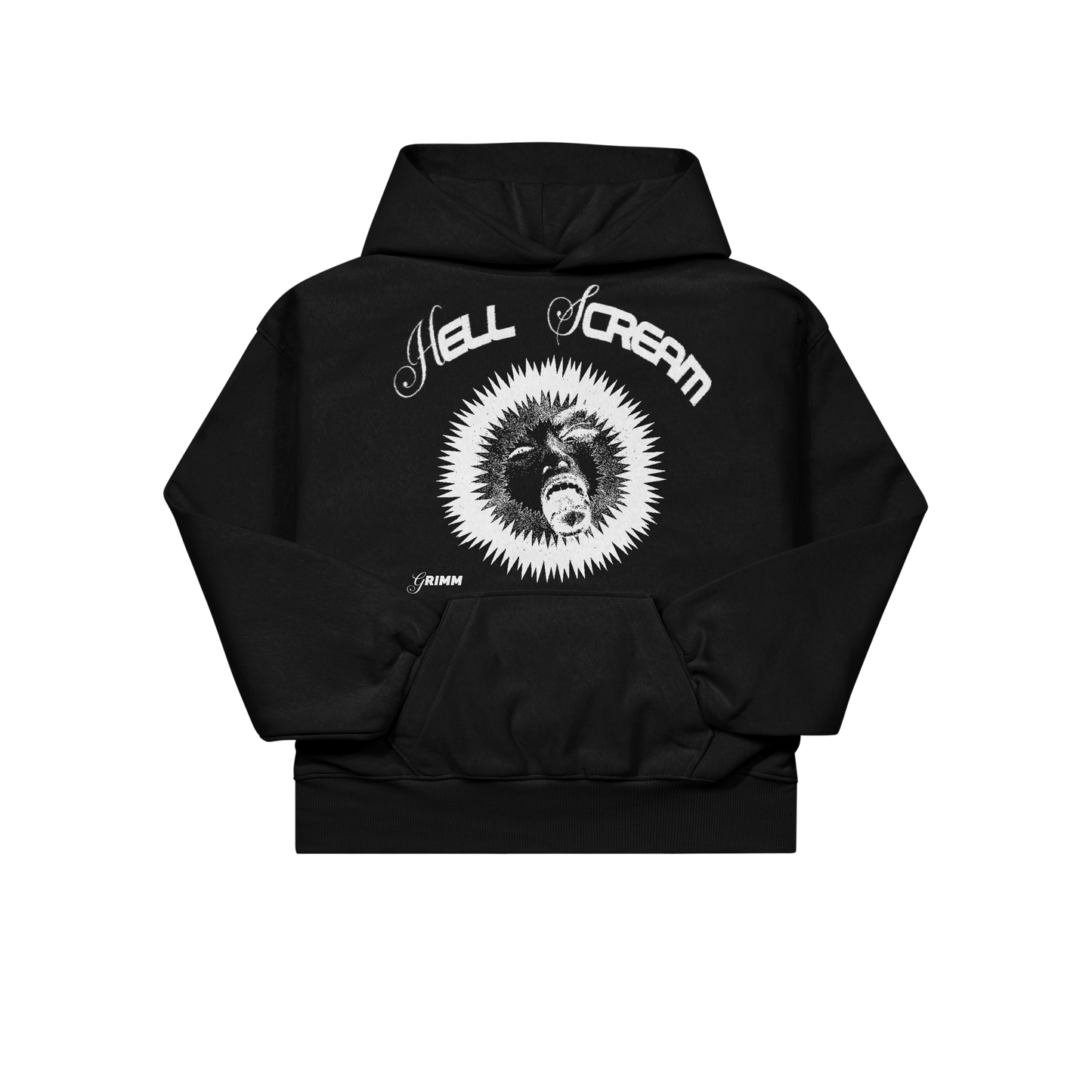 HELL SCREAM HOODIE (BLACK)